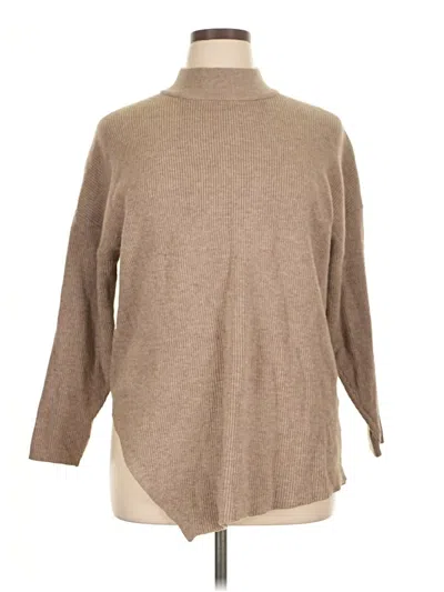 Pre-owned Ophelia Roe Turtleneck Sweater In Brown