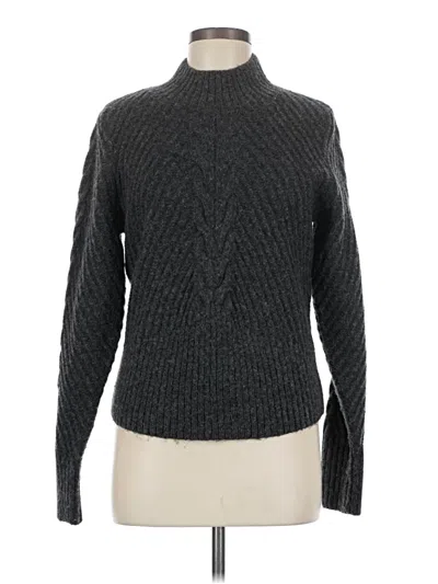 Pre-owned Ophelia Roe Turtleneck Sweater In Gray