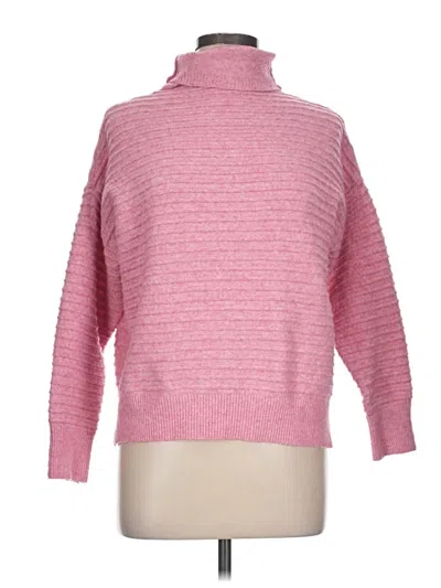 Pre-owned Ophelia Roe Turtleneck Sweater In Pink