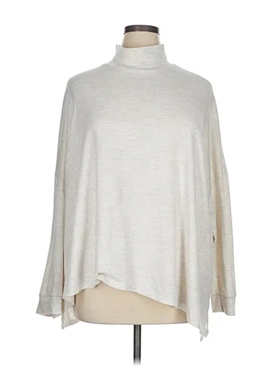 Pre-owned Ophelia Roe Turtleneck Sweater In Silver