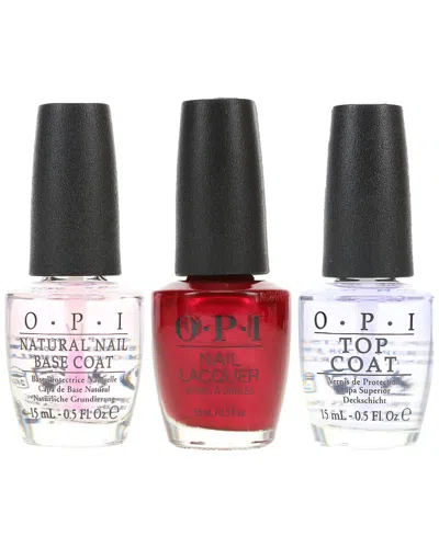 Opi 1.5oz I'm Not Really A Waitress Nail Polish With Top Coat & Base Coat In White