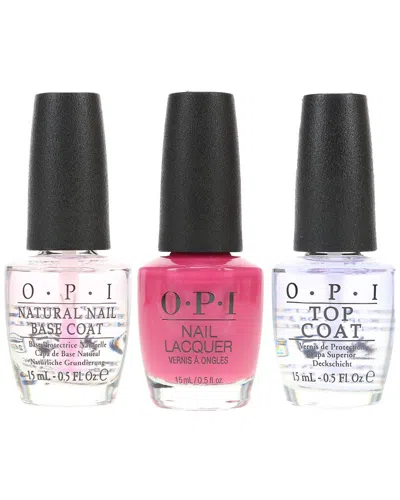 Opi 1.5oz Just Lanai-ing Around Nail Polish With Top Coat & Base Coat In White