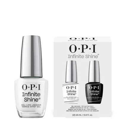 Opi Infinite Shine Funny Bunny Nail Polish With Base And Top Coat Duo Bundle