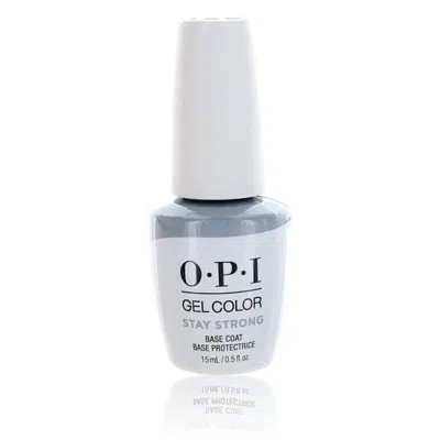 Opi Ladies Gel Nail Polish 0.5 oz Stay Strong Base Coat Nails 3616300770009 In Transparent