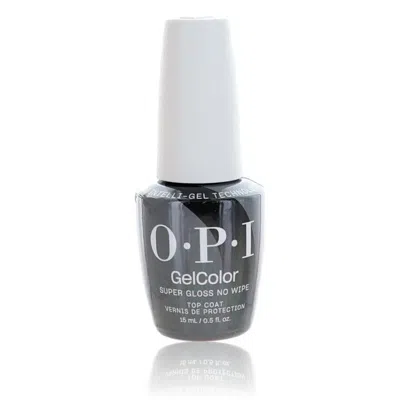 Opi Ladies Gel Nail Polish Super Gloss No Wipe Top Coat 0.5 oz Nails 4064665119053 In Transparent