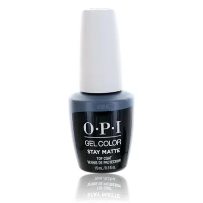 Opi Ladies Gel Nail Polish Top Coat 0.5 oz Stay Matte Nails 4064665083033 In Transparent