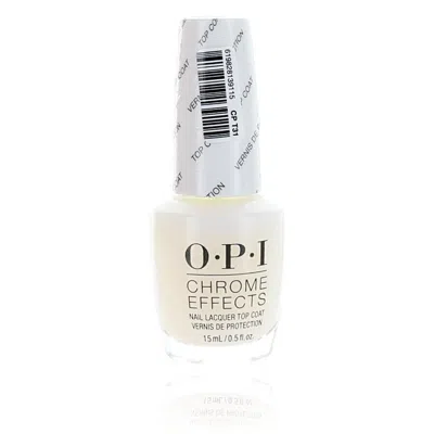 Opi Ladies Nail Lacquer Chrome Effects Top Coat 0.5 oz Nails 619828139115 In Transparent