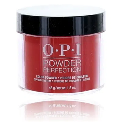Opi Ladies Powder Perfection Color Dip Powder 1.5 oz Big Apple Red Nails 619828133595