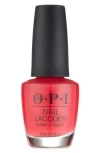 Opi Nail Lacquer In Red