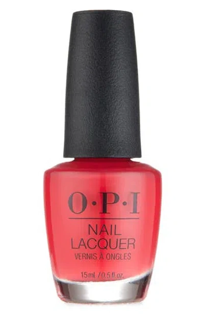 Opi Nail Lacquer In Red