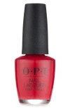 Opi Nail Lacquer In Red