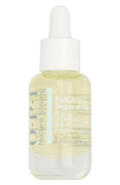 Opi Nature Strong Glow Up Nail & Cuticle Oil In Transparent