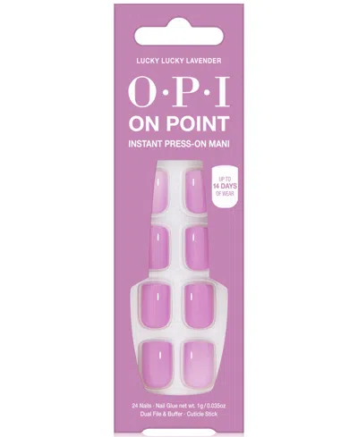 Opi On Point Instant Press-on Mani In Purple