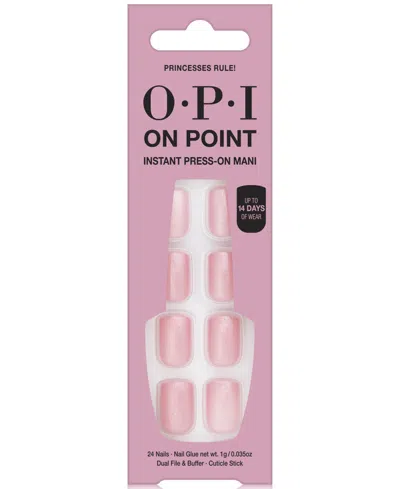 Opi On Point Instant Press-on Mani In Transparent