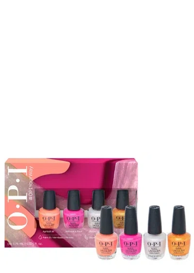 Opi Polish 4 Piece Mini Pack In White