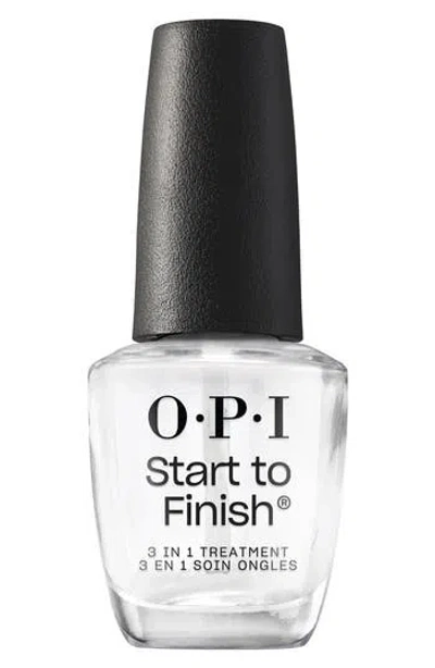 Opi Start To Finish™ 3-in-1 Treatment Polish In Transparent