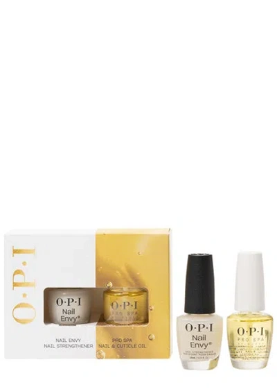 Opi Treatment Power Duo Gift Set In White