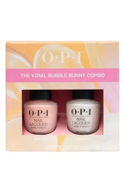 Opi Viral Bubble Bunny Nail Lacquer Duo In No Color