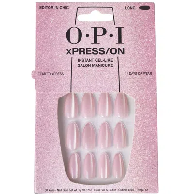 Opi Xpress/on - Editor In Chic Press On Nails Gel-like Salon Manicure