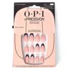 Opi Xpress/on Black White French Tip Press On Nails For A Gel-like Salon Manicure - My 9 To Thrive