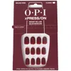 Opi Xpress/on Dark Red Press On Nails Gel-like Salon Manicure - Malaga Wine