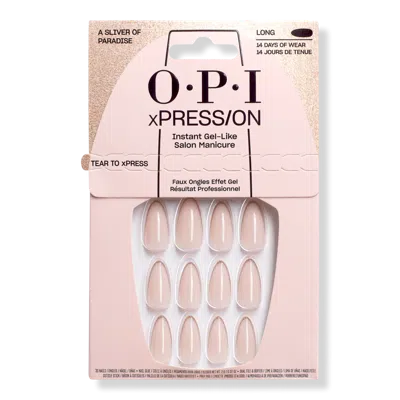 Opi Xpress/on French Tip Press On Nails - A Sliver Of Paradise