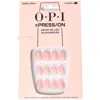 Opi Xpress/on Sheer Pink Press On Nails Gel-like Salon Manicure - Bubble Bath