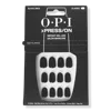 Opi Xpress/on Short Solid Color Press On Nails - Black Onyx In Black