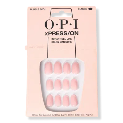 Opi Xpress/on Short Solid Color Press On Nails - Bubble Bath