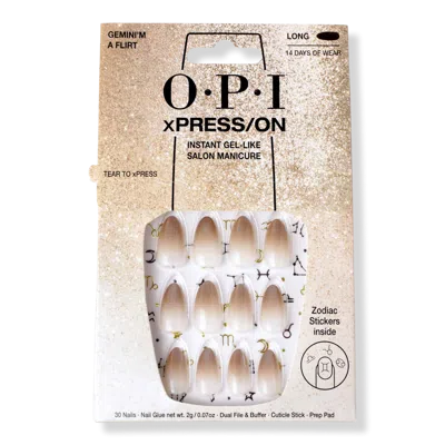 Opi Xpress/on Special Effect Press On Nails - Gemini'm A Flirt