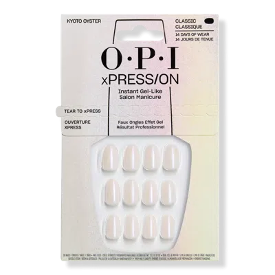 Opi Xpress/on Spring Collection - Kyoto Oyster In White