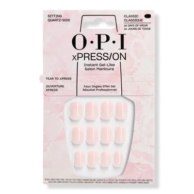 Opi Xpress/on Spring Collection - Sitting Quartz-side In Pink