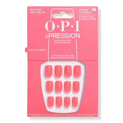 Opi Xpress/on Summer Collection - Beat Goes Neon And On