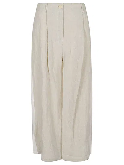Opificio Linen Trousers In Neutral