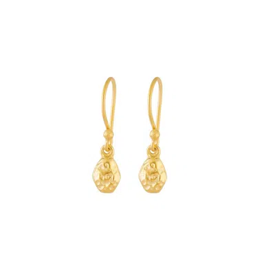 Opium Jewels Women's Golden Nugget Earrings - Drops