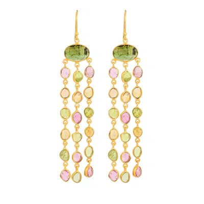 Opium Jewels Women's Tourmaline Waterfall Drops