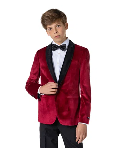 Opposuits Big Boys Long Sleeves Dinner Jacket In Red