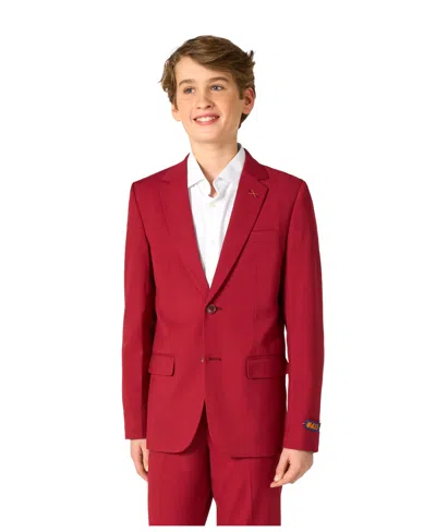 Opposuits Kids' Daily Bright Burgundy Stretch Suit