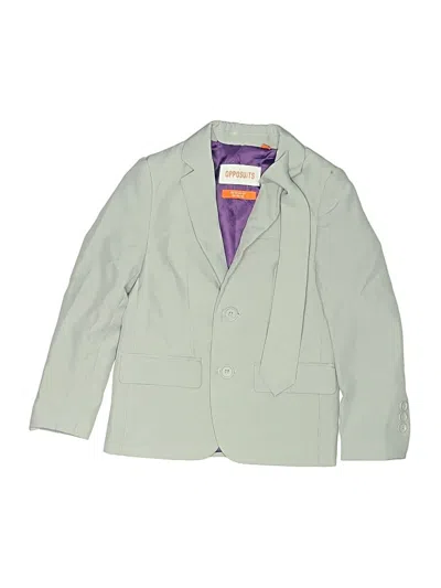 Pre-owned Opposuits Kids' Blazer Jacket In Green