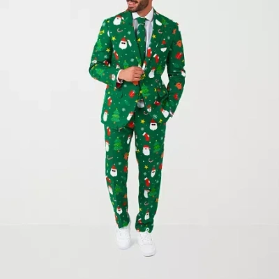 Opposuits Christmas Festivity Mens 3-pc. Suit Set In Green