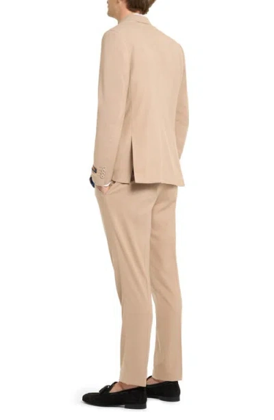Opposuits Daily Slim Fit Dark Sand Suit In Beige