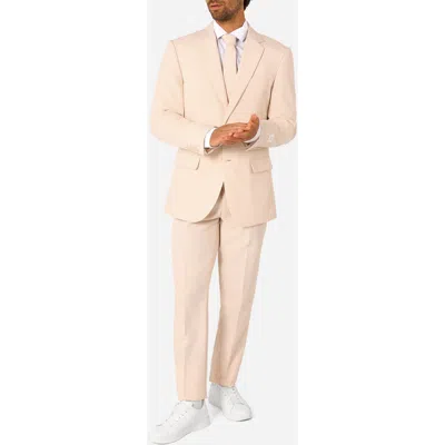 Opposuits Dandy Sandy Slim Fit Two-piece Suit & Tie Set In Neutral