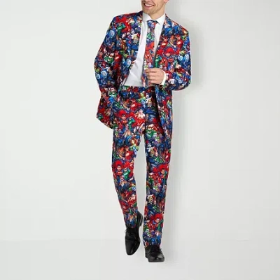 Opposuits Dc Comics Mens 3-pc. Suit Set In Multi