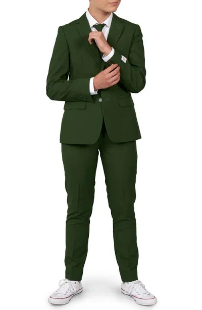 Opposuits Kids'  Glorious Green Two-piece Suit With Tie