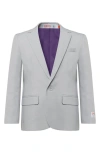 Opposuits Groovy Grey Solid Suit In Blue