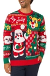 Opposuits Happy Claus Christmas Crewneck Sweater In Multi