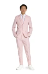 Opposuits Little Boys 3-piece Solid Suit Set In Pink