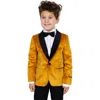 OPPOSUITS OPPOSUITS KIDS' GOLD VELVET DINNER JACKET