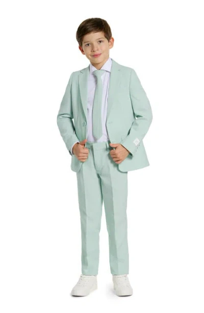 OPPOSUITS OPPOSUITS KIDS' MAGIC MINT TWO-PIECE SUIT & CLIP-ON TIE