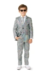 Opposuits Kids' Metallic Disco Two-piece Suit & Clip-on Tie In Miscellaneous